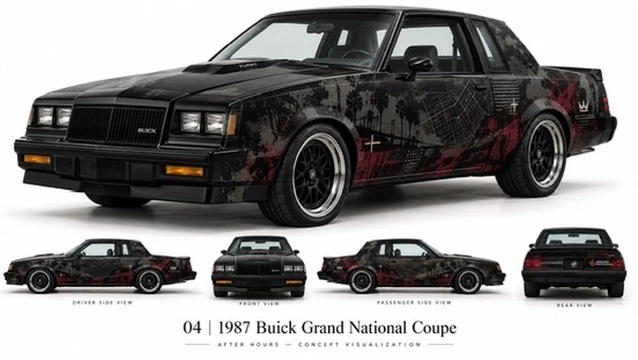 1987 Buick Grand National Coupe Abstract concept