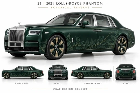 2021 Rolls-Royce Phantom Botanical concept