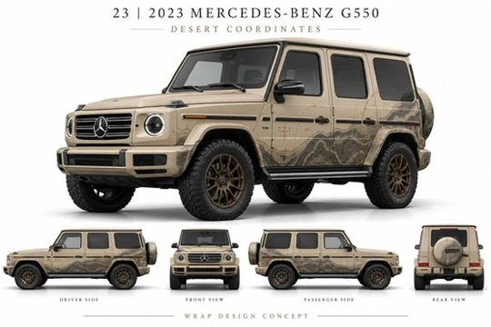 2023 Mercedes-Benz G550 Topography concept