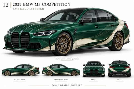 2022 BMW M3 Competition Luxury graphic concept