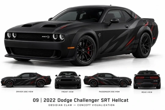 2022 Dodge Challenger SRT Hellcat Tonal graphic concept